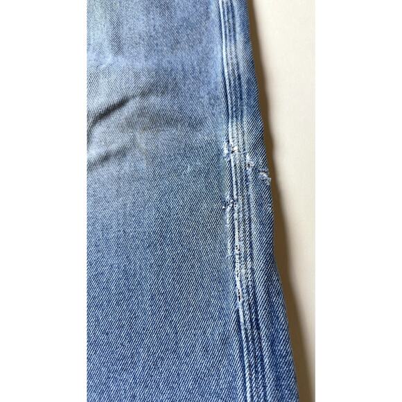 Duluth Trading Jeans Mens 36x32 (33 Waist) Flannel Lined Workwear Distressed - Picture 13 of 16